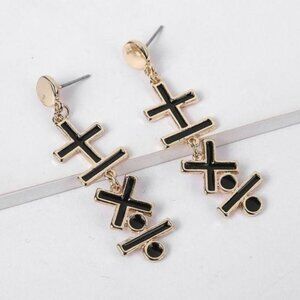 Subtraction Multiplication Drop Earrings